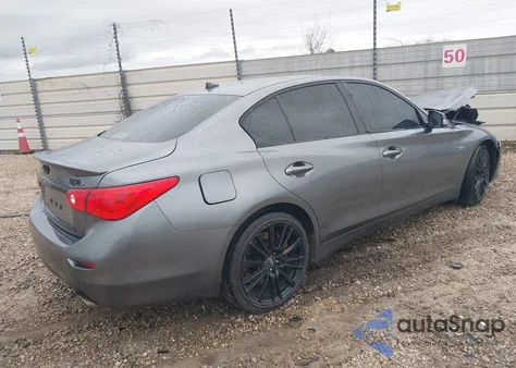 2016 Infiniti Q50 3.0T Red Sport 400 z USA, uszkodzony, nr VIN JN1FV7AP8GM420076
